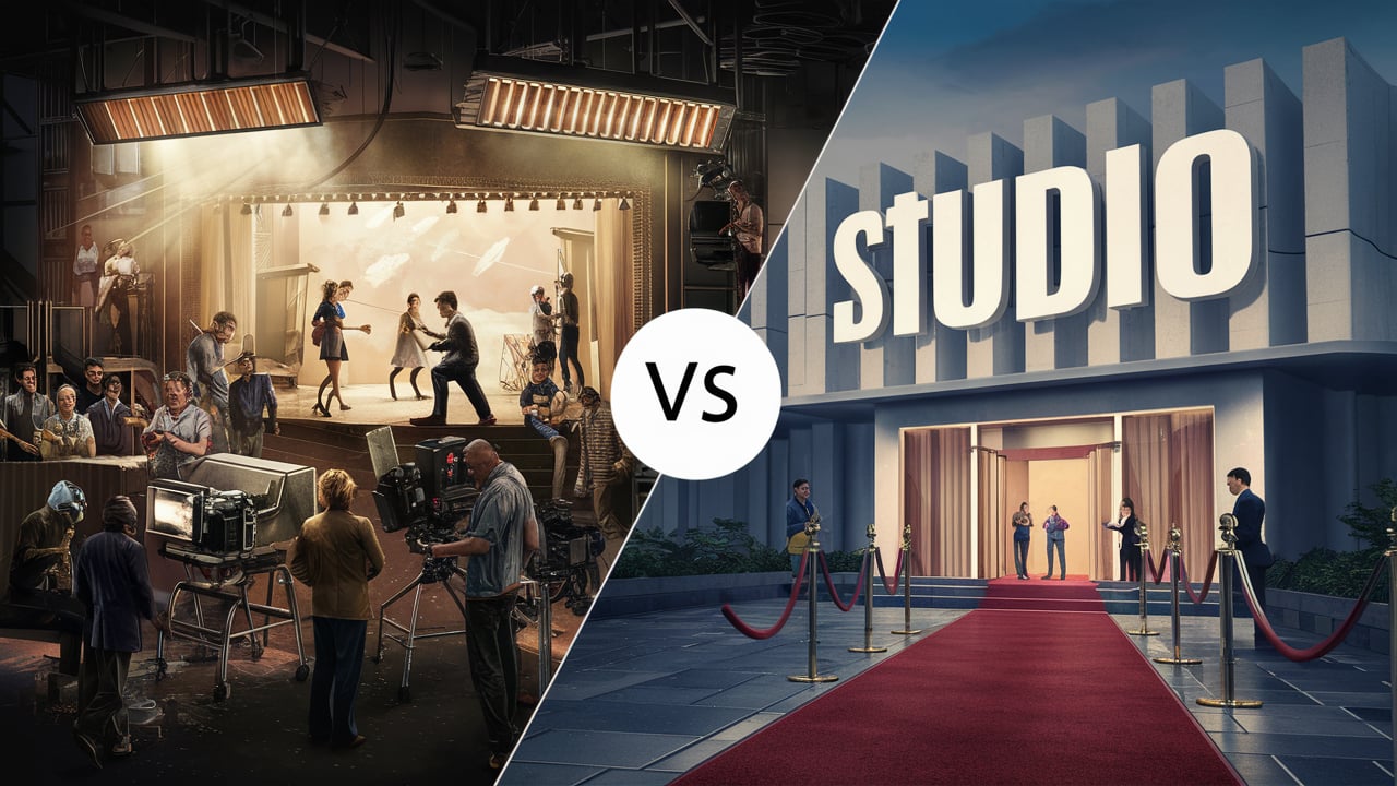 Film Production Company vs A Studio