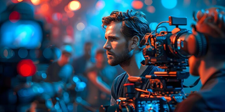 a video producer shooting a video