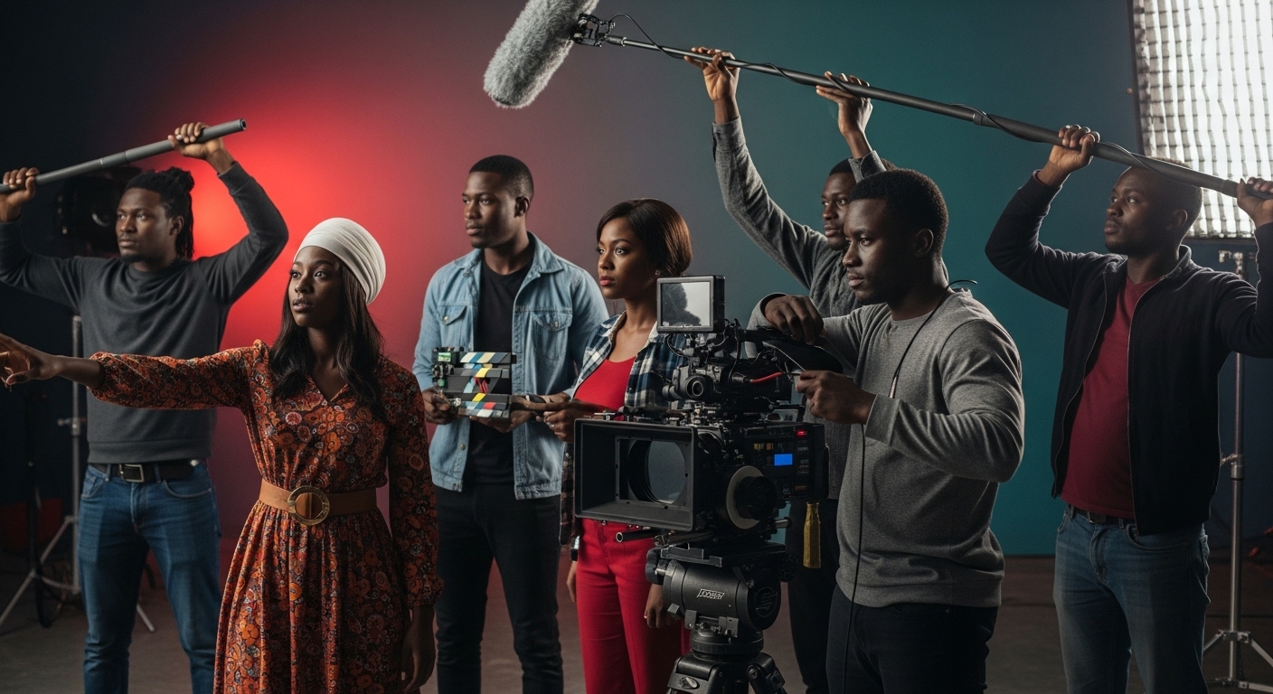 imaff film directing wing, student in class