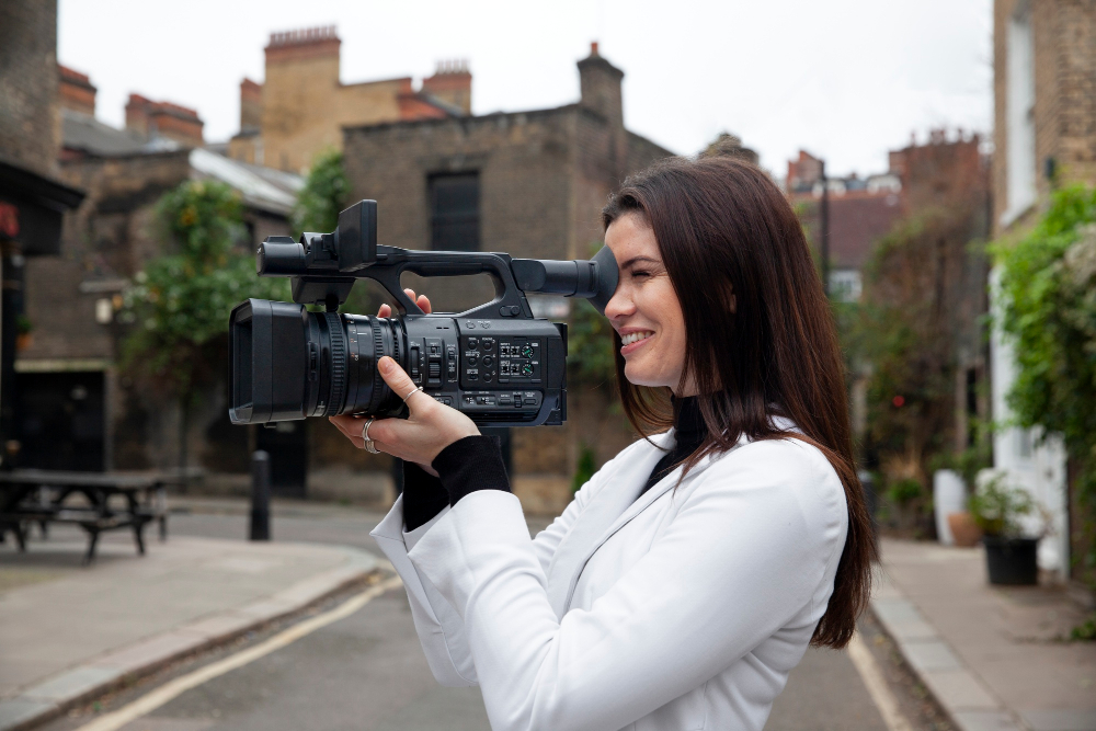 making her first film with minimal crew members
