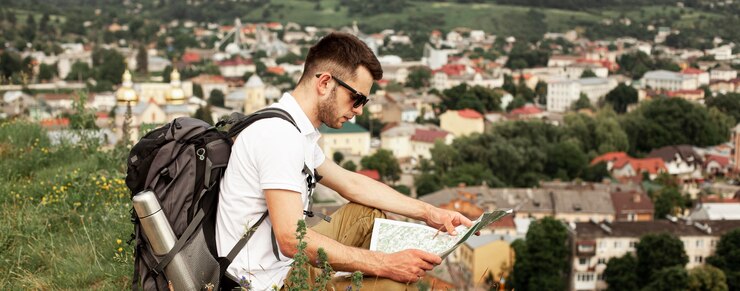 video producer scouting for a shooting location